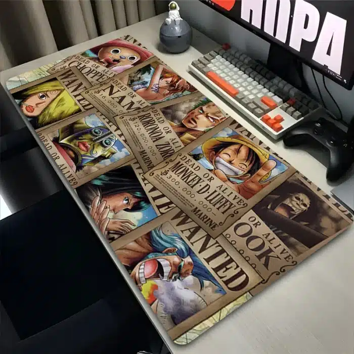 One Piece Wanted Pirates Tapis de Souris 1