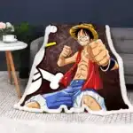 Plaid Polaire Luffy One Piece 1