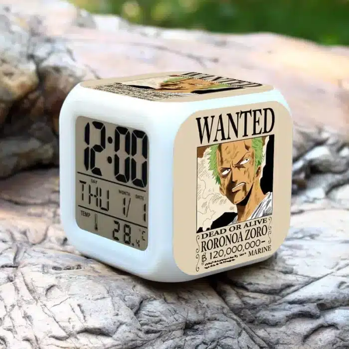 Réveil Wanted Zoro 1