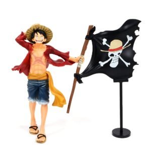 Figurine One Piece Luffy Drapeau