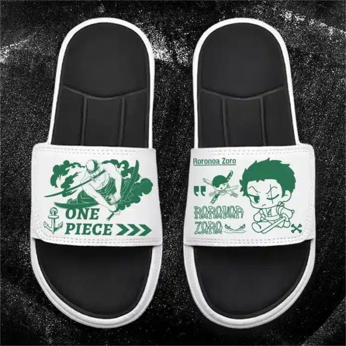 Claquette Blanche Zoro One Piece 1
