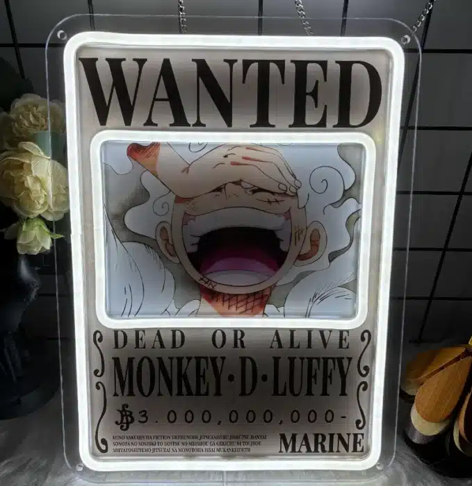 Neon Wanted Luffy One Piece 2