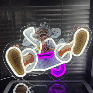 Neon Violet Luffy Gear 5 One Piece